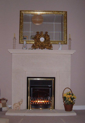Fireplace repairs - Chippenham, Wiltshire - Howlett-Neal Masonry & Conservation - Fireplace